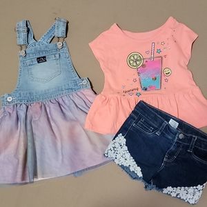 Two summer girl outfits